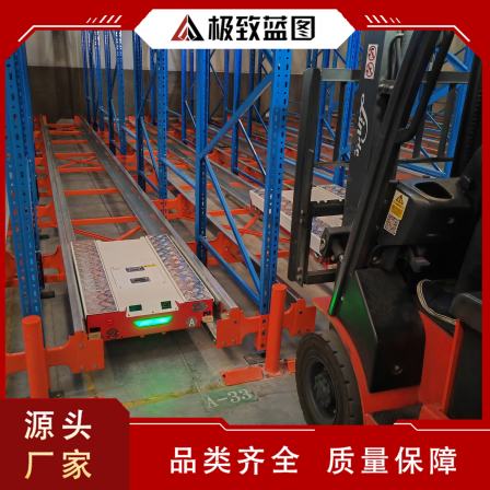Two way intelligent shuttle vehicle, automated three-dimensional warehouse, shuttle type shelves independently developed by manufacturers