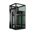 Home use hydraulic small elevator tempered glass traction SHL-2315 Shanghe Long