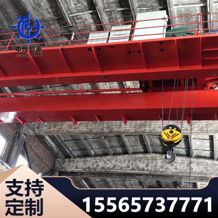 QD electric remote control double beam bridge crane for on-site installation of industrial and mining construction cranes