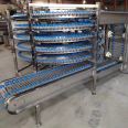 304 stainless steel spiral cooling tower conveyor, multi-layer material cooling line, customized food drying conveyor line
