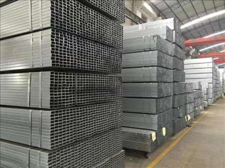 Lecong Hot Galvanized Square Tube Curtain Wall Special Square Tube Cold Galvanized Specification 200 * 300 * 6 Material Q355B