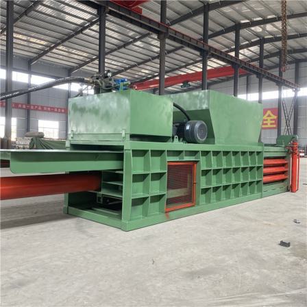 Horizontal 120 ton book packaging machine, 140 ton waste paper crumbs, paper ball pressing machine, all steel plate body