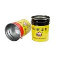 Closed barrel paint packaging, iron barrel printing, and iron cans can be customized with logo printing