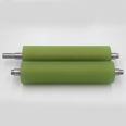 Production of polyurethane coated roller with chrome plated galvanized heating and cooling grid pattern high-speed dynamic balance roller