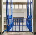 Customized fixed guide rail chain hydraulic lifting cargo elevator factory elevator guide rail type lifting platform