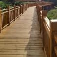 Anticorrosive Wood Outdoor Carbonized Wood Solid Wood Landscape Engineering Bridge Antique Park Scenic Area Wood Flooring