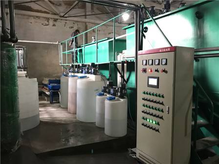 1 ton electroplating wastewater plus reclaimed water treatment equipment Xinwei Yuanyuan Factory