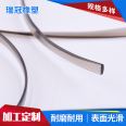 Shoes accessories TPU sandal adhesive strip, dual color transparent strap, customizable lace surface, semi transparent black strap