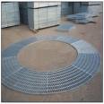 Pier support steel grating hot dip galvanized walkway grating plate hanging basket fan-shaped steel cover plate