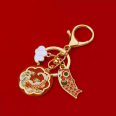 Anime cartoon pendant printing logo, baking paint keychain, customized metal jewelry gift