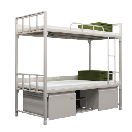 Camp Bunk bed standard bed steel thickened bed electrostatic spraying solid support customization