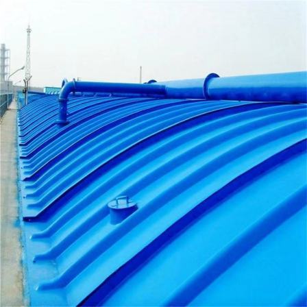 Large span FRP Cesspit arched cover plate drainage ditch odor proof flat cover for sewage treatment