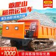 Crawler transporter agricultural small mountain climbing tiger climbing king diesel all terrain orchard mountain dump Cart