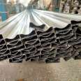 Stainless steel oval tube, various irregular stainless steel tubes can be customized with 201/304 groove columns