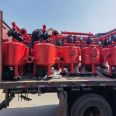 Fully automatic backwashing quartz sand double tank centrifugal agriculture head irrigation equipment system