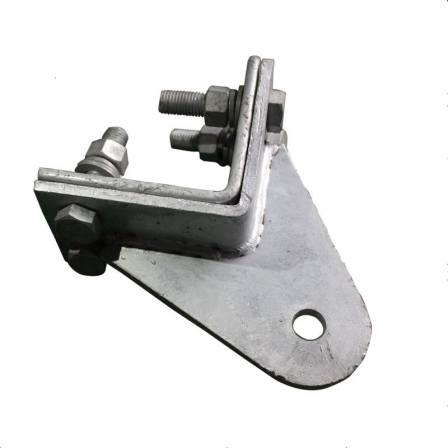 The fastening fixture is used for the connection of tension clamp suspension fittings, optical cable connection boxes, and iron towers