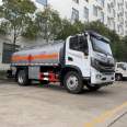 8 square oil tank truck current Dongfeng oil tank truck Huashen single bridge oil tank truck Chufei brand 7-ton tank truck