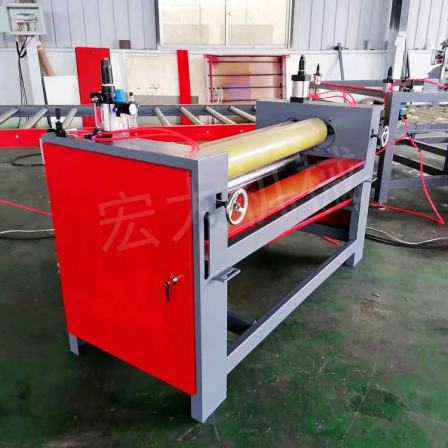 Rock wool aluminum foil plate coating machine for shaping and pressing Woodworking cold press insulation board production line grand