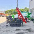 Photovoltaic ground nail pile driver, small solar foundation drilling machine, tracked dual purpose down-the-hole drilling machine