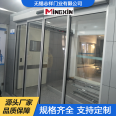 Office building electric glass door, stainless steel induction sliding door, glass automatic induction door, intelligent sliding door