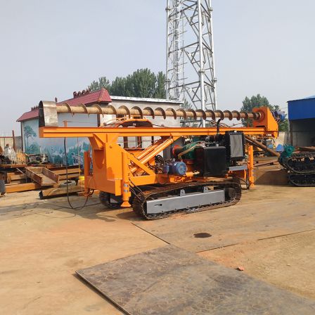 12m anti floating anchor Pile driver small ground anchor screw drill crawler CFG drill picture manufacturer