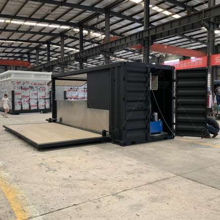 20 ft Black Double-decker Container Cafe in Usa