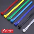 8X300 Flexible Buckle Strap with Elastic Binding Strength Manufacturer's OEM Customization of Commonly Used Bundle Straps for Automobile and Office