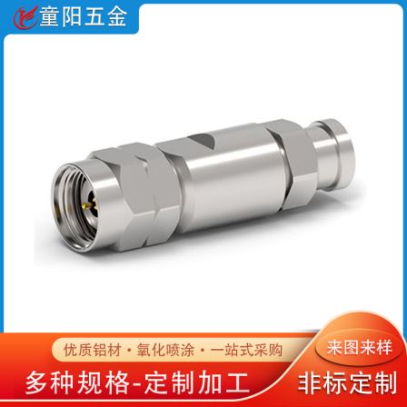 CNC CNC lathe machining 26.5GHz SMA (male female) RF adapter Right angle adapter