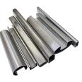 304 stainless steel groove tube, mirror surface, U-shaped glass card groove, industrial welded pipe, D-shaped stainless steel pipe, 201 shaped pipe