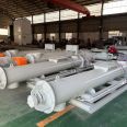 Continuous operation of vertical screw conveyor for electronic screw scale cement plant