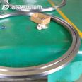 Thin walled rotary table bearing, lightweight rotary bearing, ultra-thin, large diameter, small clearance rotary table bearing, integral steel cage