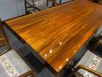 Africa Okan Pear Large Board Original Wood Ba Hua Black Sandalwood Solid Wood Office Table Drawing Table Tea Table