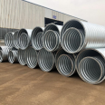 Xinbo Ju Steel Belt Corrugated Pipe Factory Supply Metal Corrugated Culvert Pipe, Large Diameter Galvanized Pipe, Tunnel Escape Pipeline