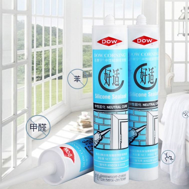 Dow Corning Good Fit Neutral Silicone Sealant Tao Xi Silicone Door and Window DOW Glass Adhesive White/Translucent