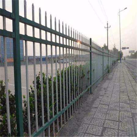 Thickened zinc steel guardrail fence, outdoor factory community courtyard isolation fence, protective fence, school fence fence