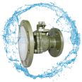 Steel lined PTFE ball valve Q41F46-16C carbon steel cast steel corrosion resistant, acid and alkali resistant flange DN80 stainless steel 304