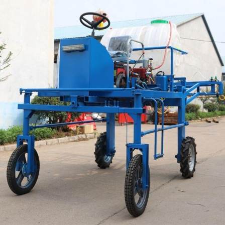 Crop folding pole pesticide applicator diesel elevated four wheel sprayer self-propelled rice field pesticide applicator