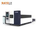 Laser cutting machine manufacturer, large picture full surround structure fiber optic cutting machine metal Cher smoke-free