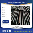 Bridge prestressed metal corrugated pipe with a diameter of 50mm, embedded in railway/highway steel strip foundation pipelines