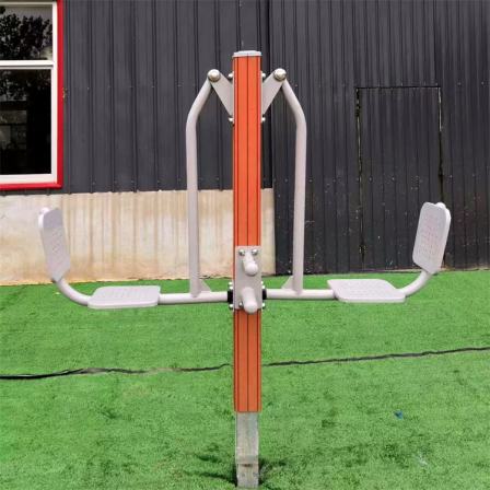 Outdoor Square Plastic Wood Fitness Path New National Standard Outdoor Sports Fitness Equipment Crown A Sports