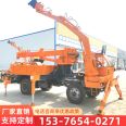 Burial lifting and excavation integrated machine, excavator and crane integrated machine, wheeled crawler agricultural excavation and transportation vehicle, landscaping and greening