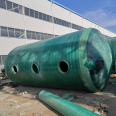 Fiberglass septic tank manufacturer produces 1-150 cubic meters winding molding integrated sewage treatment equipment Huanchen