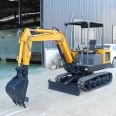 Small excavator, track type, Czech multifunctional hydraulic agricultural small excavator, fruit and vegetable greenhouse trenching, soil overturning and micro excavation