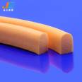 Silicone foam strip anti-collision strip, food grade high-temperature resistant, flame retardant, and corrosion-resistant sealing strip support customized processing