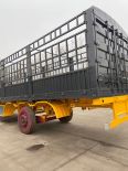 13.95 meter high railing dangerous goods semi trailer dangerous chemical container transport trailer disc brake bridge dangerous goods transport vehicle