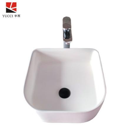 Artificial stone integrated forming washbasin engineering, building materials, home furnishings, kitchens and bathrooms, customized sizes and colors according to needs