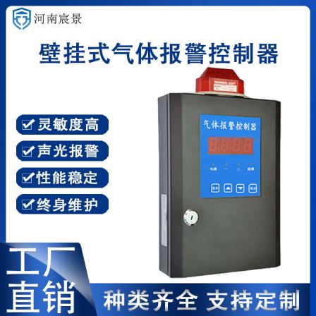 Industrial grade explosion-proof wall mounted gas alarm controller branch control host RS485 output