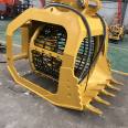 Multifunctional crushing excavator, screening hopper, 20 ton excavator, rotary screen mining equipment