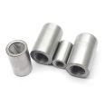 Threaded steel sleeves - Embedded corrosion-resistant steel bars for connection to galvanized sleeve bolts for construction purposes