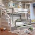 Bodeson Children's Solid Wood Up and Down Bunk bed Adult Child Mother Bed High and Low bed Small family furniture factory with ladder cabinet
